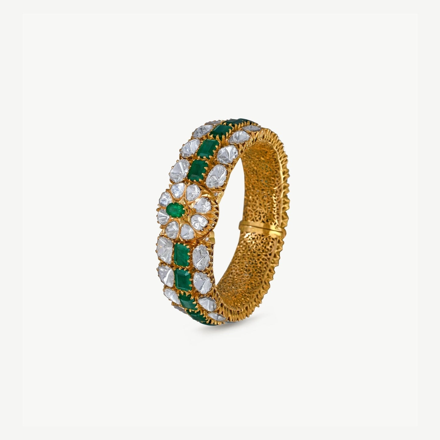 Emerald Uncut Bangle